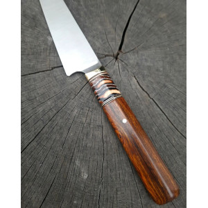 ШЕФ КУХАР ніж ручної роботи Павла Гончаренка, сталь n690 61 HRC. Photo 3